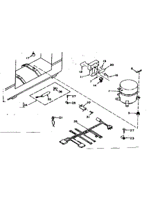 Freezer Unit Parts parts for Kenmore Freezer 198.617690 (198617690, 198 617690) from AppliancePartsPros.com