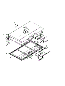 Door Parts parts for Kenmore Freezer 198.617840 (198617840, 198 617840) from AppliancePartsPros.com