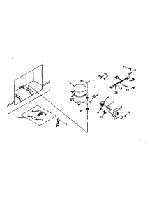 Unit Parts parts for Kenmore Freezer 198.617840 (198617840, 198 617840) from AppliancePartsPros.com