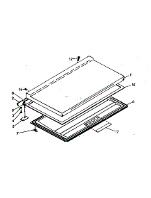Door parts for Kenmore Freezer 198.618120 (198618120, 198 618120) from AppliancePartsPros.com