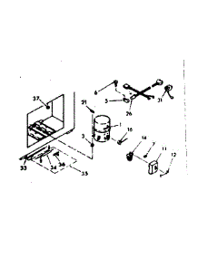 Unit Parts parts for Kenmore Freezer 198.618131 (198618131, 198 618131) from AppliancePartsPros.com