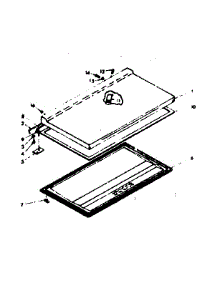 Door Parts parts for Kenmore Freezer 198.618131 (198618131, 198 618131) from AppliancePartsPros.com