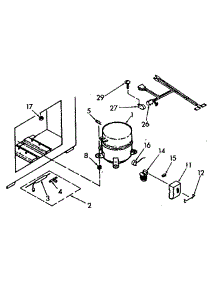 Freezer Unit Parts parts for Kenmore Freezer 198.618200 (198618200, 198 618200) from AppliancePartsPros.com