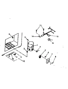 Unit parts for Kenmore Freezer 198.618210 (198618210, 198 618210) from AppliancePartsPros.com