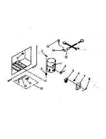 Unit Parts parts for Kenmore Freezer 198.618220 (198618220, 198 618220) from AppliancePartsPros.com