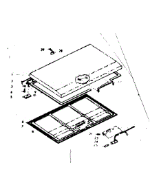 Door Parts parts for Kenmore Freezer 198.618310 (198618310, 198 618310) from AppliancePartsPros.com