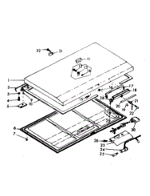 Door Parts parts for Kenmore Freezer 198.618440 (198618440, 198 618440) from AppliancePartsPros.com