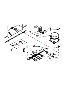 Unit Parts parts for Kenmore Freezer 198.618570 (198618570, 198 618570) from AppliancePartsPros.com