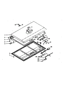 Freezer Door parts for Kenmore Freezer 198.618640 (198618640, 198 618640) from AppliancePartsPros.com