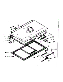 Door Parts parts for Kenmore Freezer 198.618670 (198618670, 198 618670) from AppliancePartsPros.com