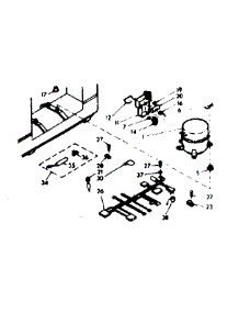 Unit Parts parts for Kenmore Freezer 198.618690 (198618690, 198 618690) from AppliancePartsPros.com