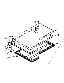 Door Parts parts for Kenmore Freezer 198.619120 (198619120, 198 619120) from AppliancePartsPros.com
