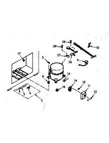 Unit Parts parts for Kenmore Freezer 198.619200 (198619200, 198 619200) from AppliancePartsPros.com