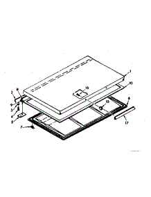 Door Parts parts for Kenmore Freezer 198.619200 (198619200, 198 619200) from AppliancePartsPros.com