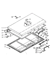 Door Parts parts for Kenmore Freezer 198.619540 (198619540, 198 619540) from AppliancePartsPros.com