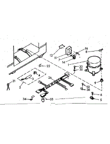 Unit Parts parts for Kenmore Freezer 198.619540 (198619540, 198 619540) from AppliancePartsPros.com