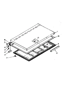 Door Parts parts for Kenmore Freezer 198.619600 (198619600, 198 619600) from AppliancePartsPros.com