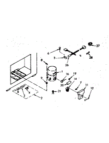 Unit Parts parts for Kenmore Freezer 198.619600 (198619600, 198 619600) from AppliancePartsPros.com