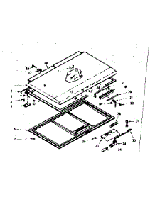 Door Parts parts for Kenmore Freezer 198.619670 (198619670, 198 619670) from AppliancePartsPros.com