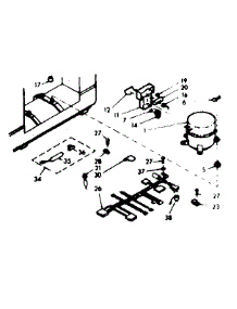 Unit Parts parts for Kenmore Freezer 198.619680 (198619680, 198 619680) from AppliancePartsPros.com
