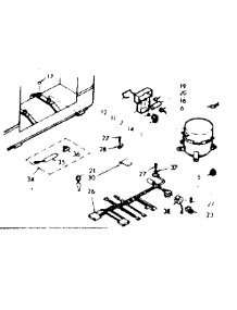 Unit Parts parts for Kenmore Freezer 198.619690 (198619690, 198 619690) from AppliancePartsPros.com