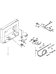 Unit Parts parts for Kenmore Freezer 198.6213050 (1986213050, 198 6213050) from AppliancePartsPros.com