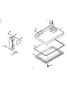 Door Parts parts for Kenmore Freezer 198.6213050 (1986213050, 198 6213050) from AppliancePartsPros.com