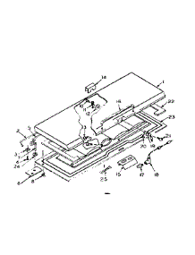 Freezer Door Parts parts for Kenmore Freezer 198.6313131 (1986313131, 198 6313131) from AppliancePartsPros.com