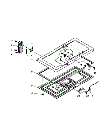 Door Parts parts for Kenmore Freezer 198.6313211 (1986313211, 198 6313211) from AppliancePartsPros.com