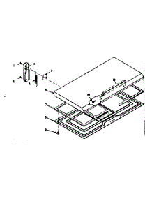 Freezer Door Parts parts for Kenmore Freezer 198.6318151 (1986318151, 198 6318151) from AppliancePartsPros.com