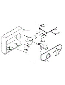 Freezer Unit Parts parts for Kenmore Freezer 198.6318151 (1986318151, 198 6318151) from AppliancePartsPros.com