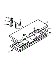 Freezer Door Parts parts for Kenmore Freezer 198.6318170 (1986318170, 198 6318170) from AppliancePartsPros.com