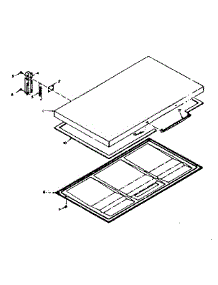 Door Parts parts for Kenmore Freezer 198.6410150 (1986410150, 198 6410150) from AppliancePartsPros.com
