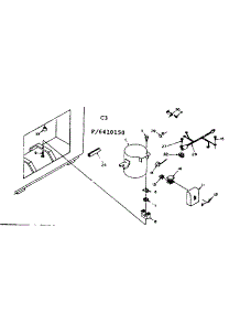 Unit Parts parts for Kenmore Freezer 198.6410150 (1986410150, 198 6410150) from AppliancePartsPros.com