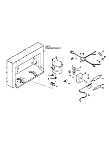 Unit Parts parts for Kenmore Freezer 198.6412050 (1986412050, 198 6412050) from AppliancePartsPros.com
