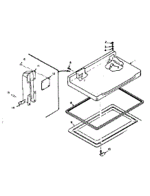 Door Parts parts for Kenmore Freezer 198.6412051 (1986412051, 198 6412051) from AppliancePartsPros.com