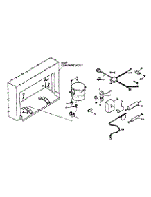 Unit Parts parts for Kenmore Freezer 198.6412051 (1986412051, 198 6412051) from AppliancePartsPros.com