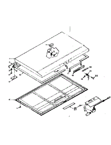 Freezer Door Parts parts for Kenmore Freezer 198.6412151 (1986412151, 198 6412151) from AppliancePartsPros.com