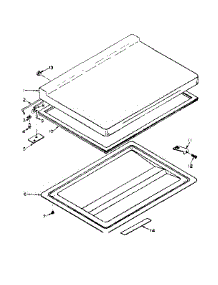 Door Parts parts for Kenmore Freezer 198.6413100 (1986413100, 198 6413100) from AppliancePartsPros.com