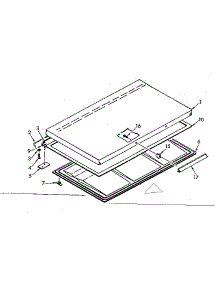 Door Parts parts for Kenmore Freezer 198.710200 (198710200, 198 710200) from AppliancePartsPros.com
