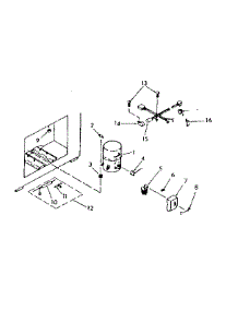 Unit Parts parts for Kenmore Freezer 198.710210 (198710210, 198 710210) from AppliancePartsPros.com