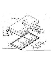 Door Parts parts for Kenmore Freezer 198.710420 (198710420, 198 710420) from AppliancePartsPros.com