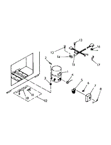 Unit Parts parts for Kenmore Freezer 198.710420 (198710420, 198 710420) from AppliancePartsPros.com