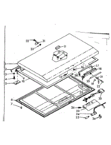 Door Parts parts for Kenmore Freezer 198.710440 (198710440, 198 710440) from AppliancePartsPros.com