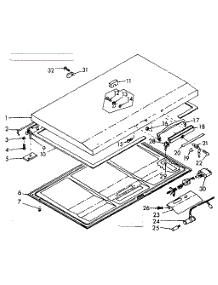 Door Parts parts for Kenmore Freezer 198.710540 (198710540, 198 710540) from AppliancePartsPros.com
