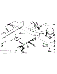 Unit Parts parts for Kenmore Freezer 198.710540 (198710540, 198 710540) from AppliancePartsPros.com