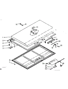 Door Parts parts for Kenmore Freezer 198.710620 (198710620, 198 710620) from AppliancePartsPros.com