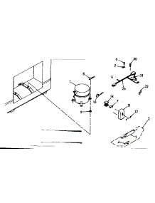 Unit Parts parts for Kenmore Freezer 198.710620 (198710620, 198 710620) from AppliancePartsPros.com