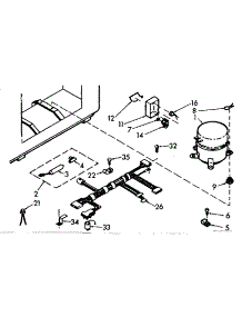 Unit Parts parts for Kenmore Freezer 198.710640 (198710640, 198 710640) from AppliancePartsPros.com