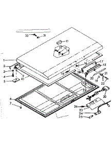 Door Parts parts for Kenmore Freezer 198.710641 (198710641, 198 710641) from AppliancePartsPros.com